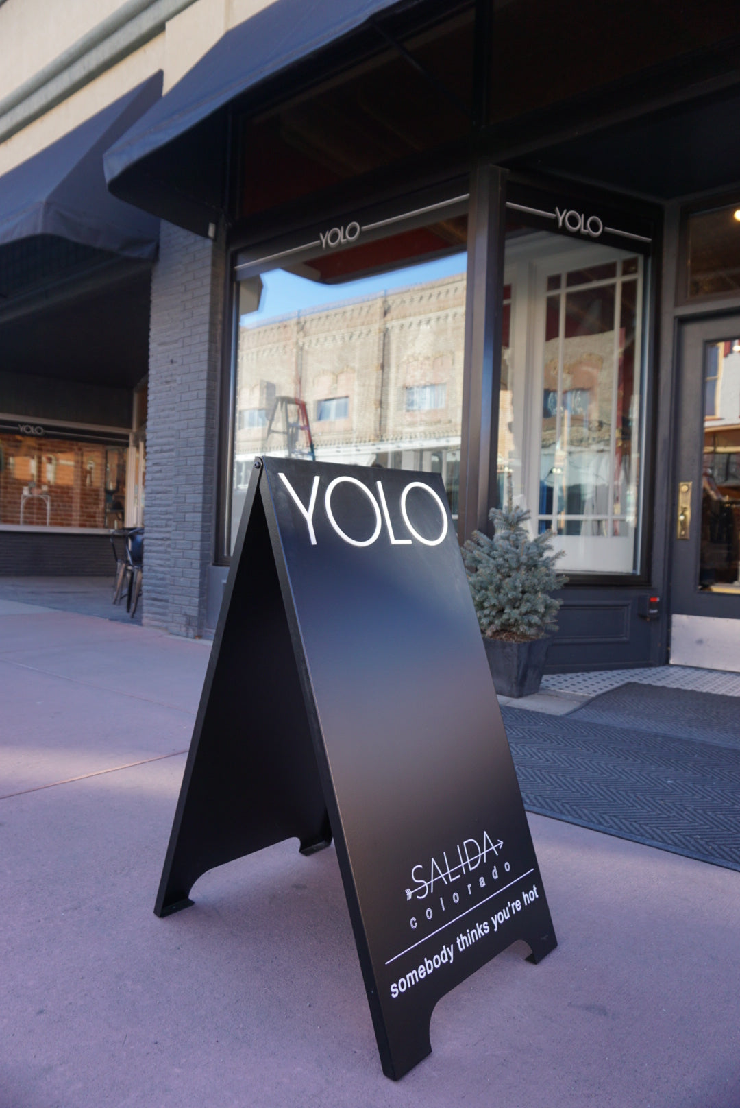 A-Frame Sign | Black Sandwich Board Sign