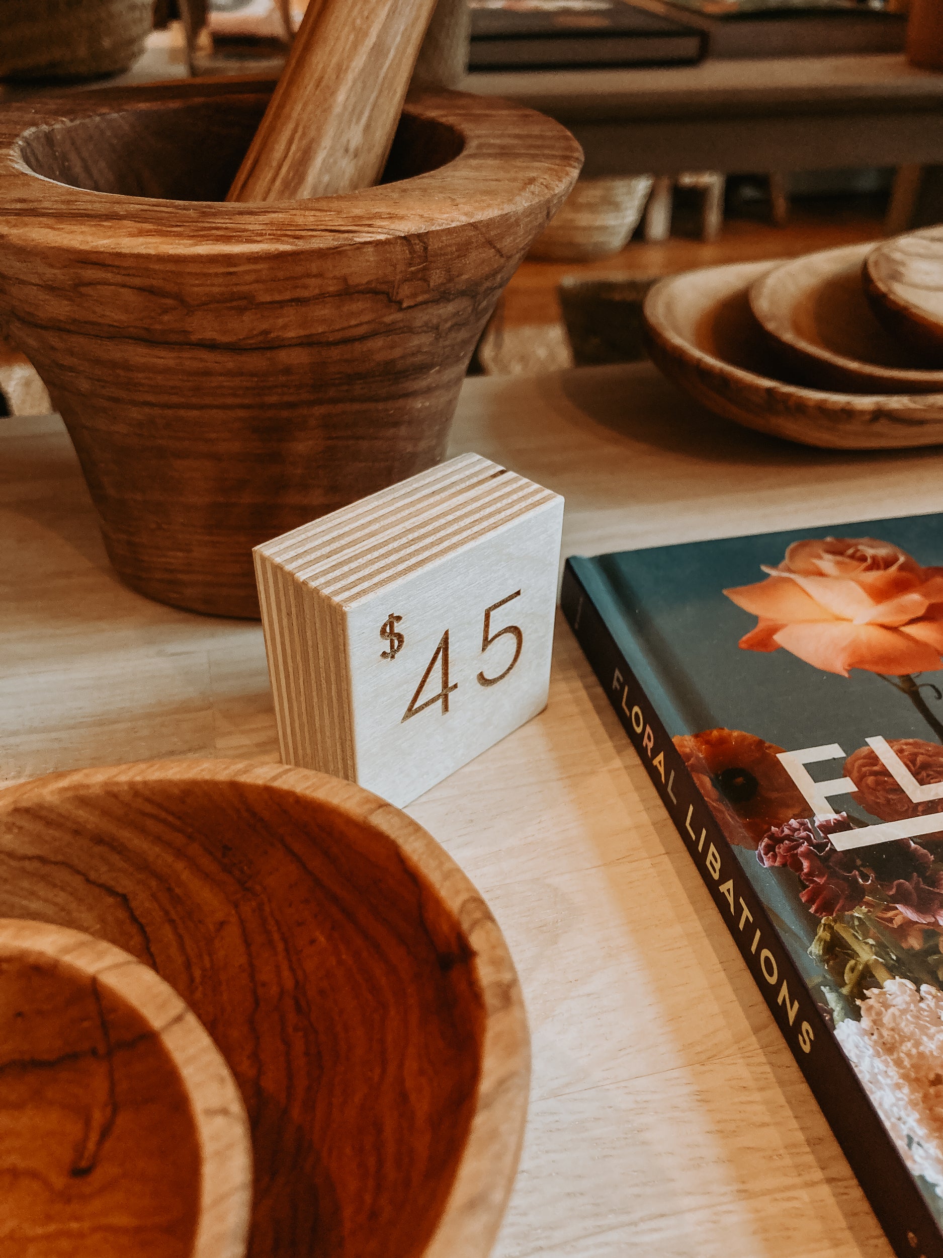 Price Tag & Point of Purchase Tabletop Sign