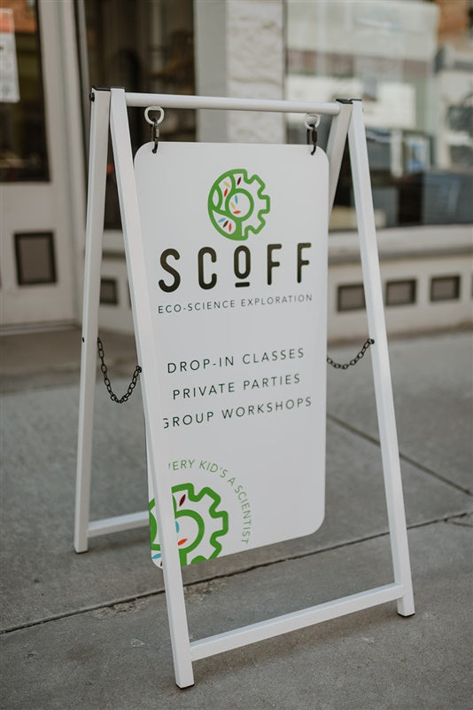 A-Frame Sign | Green Sidewalk Sign