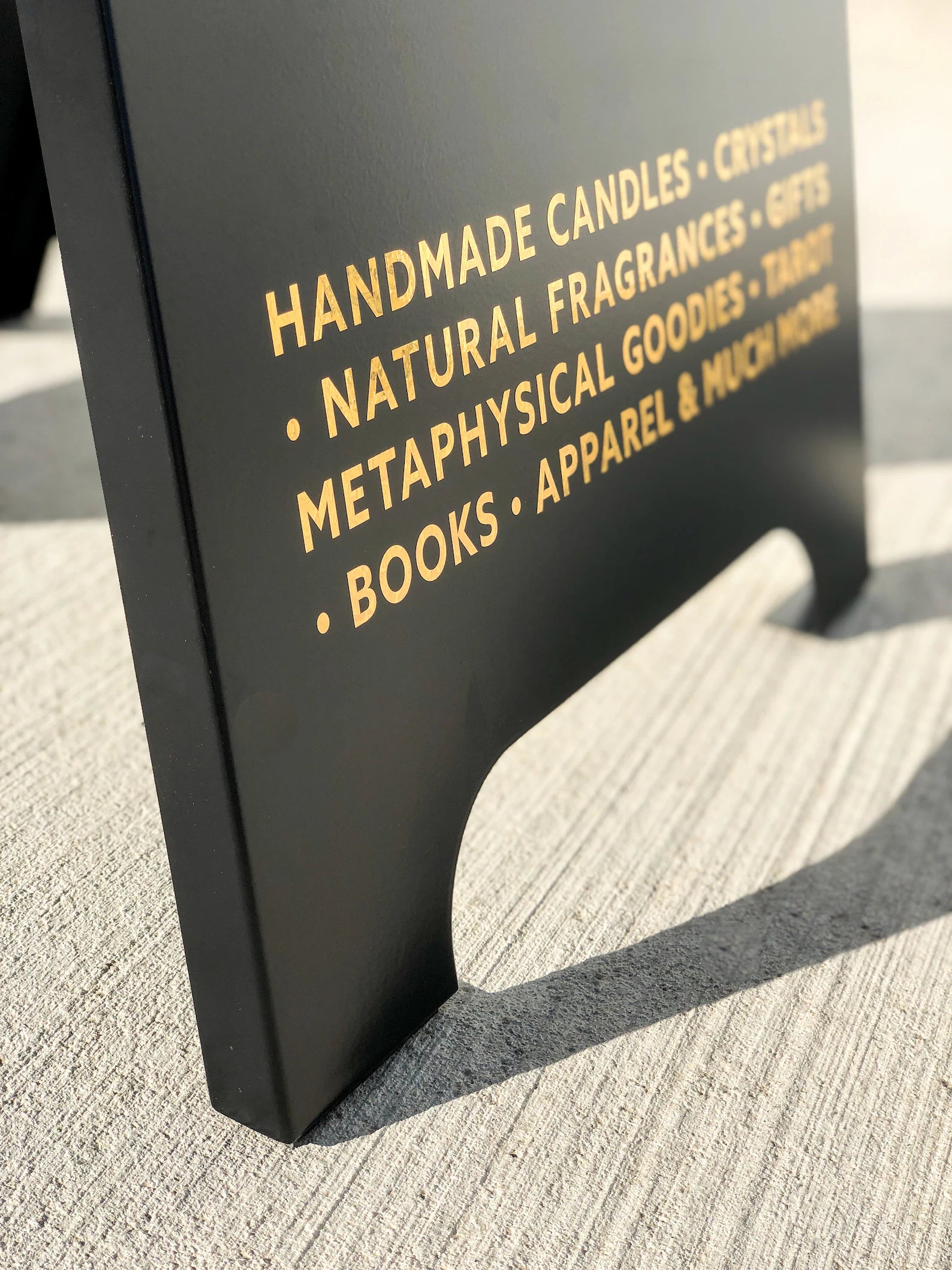 A-Frame Sign | Black Sandwich Board Sign