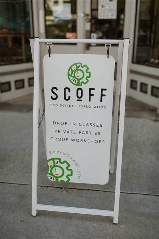 A-Frame Sign | Green Sidewalk Sign