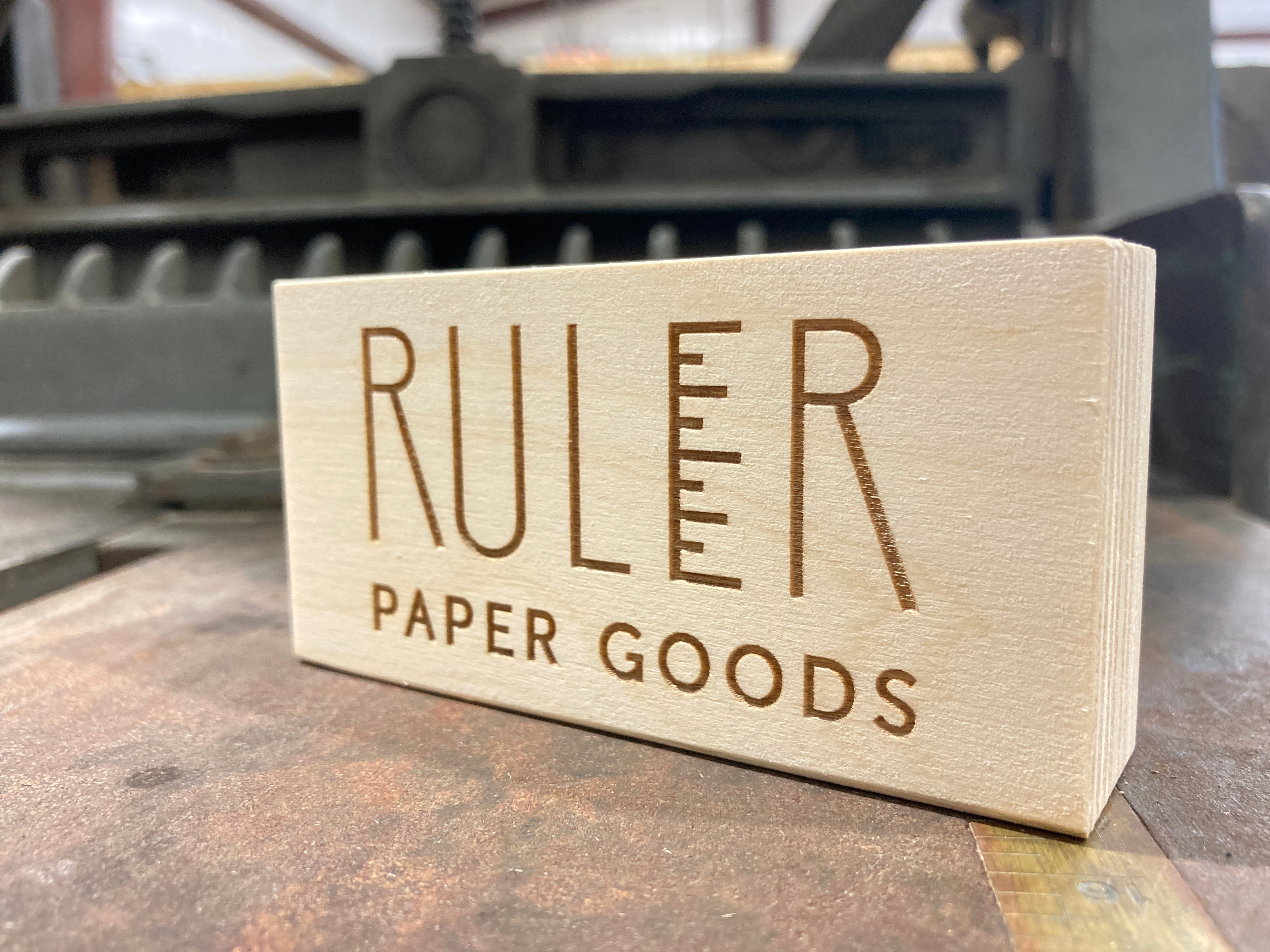 Brand Logo Tabletop Sign