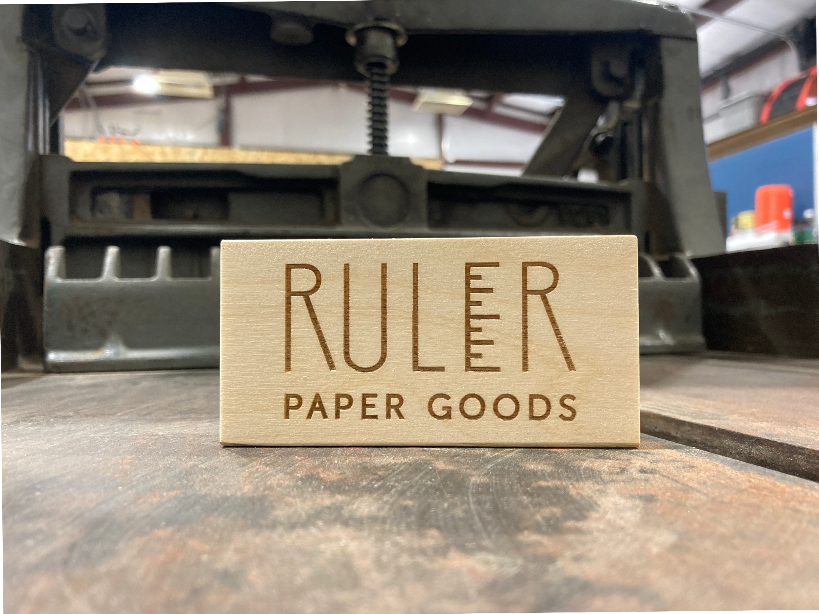 Brand Logo Tabletop Sign