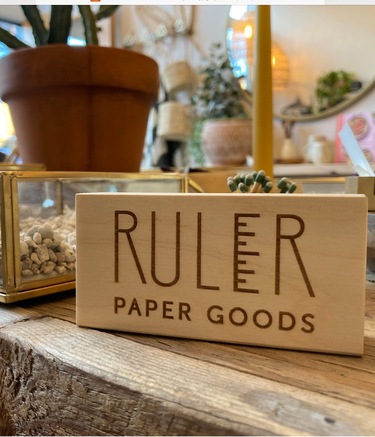 Brand Logo Tabletop Sign