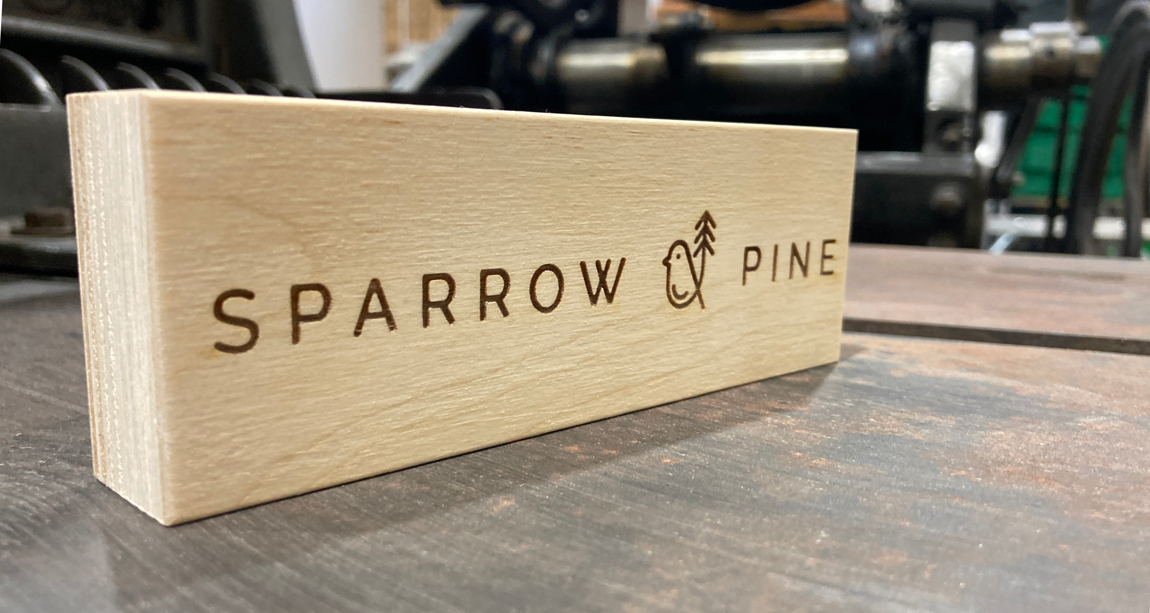 Brand Logo Tabletop Sign