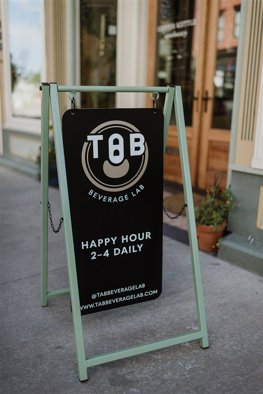 A-Frame Sign | Black Sidewalk Sign